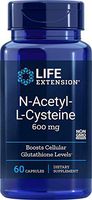 Life Extension N-Acetyl Cysteine 600 mg 60 Veg Caps 2 Pack
