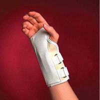 Scott Specialties Canvas Cock-Up Wrist Splint - Right, Small 6" Length - Model 3957R-SML - Each