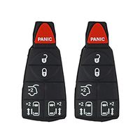 New Remote Fobik Key Keyless Fob Rubber Pad Buttons for Dodge and Chrysler / 6B (2 Pack)