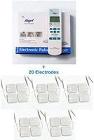 Tens Unit Electronic Pulse Massager + 20 electrodes Bundle Pack – Pain Management