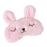 HXINFU Lovely Rabbit Eye Mask For Sleeping Women Travel Eye Mask For Airplane