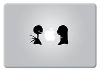 Nightmare Before Christmas Jack Skellington and Sally Apple Macbook Decal Vinyl Sticker Apple Mac Air Pro Retina Laptop sticker