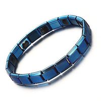 Yutang Stainless Steel Magnetic Therapy Bracelets Pain Relief for Arthritis and Carpal Tunnel with Remove Tool (#B)
