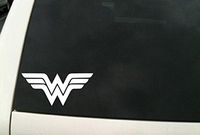 A-B Traders Wonder Woman WW Superhero Die cut Vinyl decal Sticker - Logo Car/Van Truck Window Laptop/Macbook Ipad Sticker. DW-1107