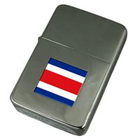 Engraved Lighter Costa Rica Flag