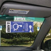 Sammons preston Deluxe Horizontal Disabled Parking ID Holder