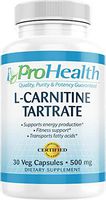 ProHealth L-Carnitine Tartrate (500 mg, 30 Veg Capsules)