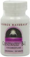Source Naturals Coenzymated B-1 25 Mg, 30 Count