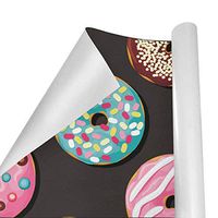 Gift Wrapping Paper Roll Donut Pattern Pink Blue Mint for Birthday,Holiday,Wedding,Baby Shower Gift Wrap - 3Rolls - 58inch x 23inch Per Roll