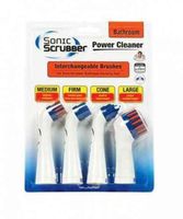SonicScrubber Bathroom Interchangeable Brush Heads SonicScrubbers, LLC
