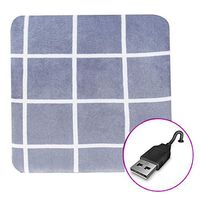 Luckycyc New Heating Cushion USB 45X45cm Removable and Washable Heating Pad Warm Pad Office Heating Cushion Electric Heating Blanket Cushion Washable Convenient