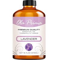 Ola Prima 16oz - Premium Quality Lavender Essential Oil (16 Ounce Bottle) Therapeutic Grade Lavender Oil