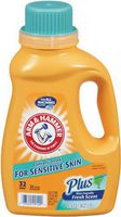 Arm & Hammer Liquid Laundry Dual He, Sensitive Skin Plus Scent, 50 Fluid Ounce