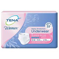 TENA Underwear for Women Heavy-Absorbency, Small/Medium, 18/Bag