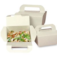 Handled Take Out Boxes 6" X 4 1/4" | Quantity: 300