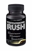 Testosterone Rush All Natural Testosterone Booster -Increase Energy and Muscle Mass 60 Caplets