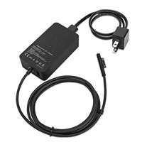 Surface Charger 65W for Microsoft Surface Pro3 Pro4 Pro5 2017, 15V 4A Surface Pro Charger for models Surface 1706 1800 1735 1736 with USB Charging Port and Power Cord.