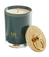 ESNA HOME Premium Scented Candles - Concentrated Fragrance, Essential Oil Infused - Natural Soy Wax, Cotton Wick, Decorative Storage Jar,Glass Gift Boxed (Chestnut & Sandalwood)