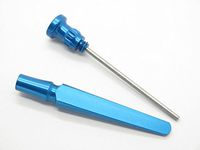 Legion Tobacco Pipe Tool 3 in 1 Blue Aluminum Tamper Reamer Stainless Steel Pick USA