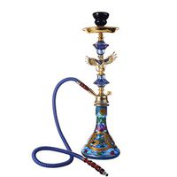 Hookah Arab Smoker Smoking Set Ceramic Pot Bar Nightclub Full Set of Accessories,B