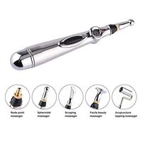 ZNXY Acupuncture Pen Electric Meridians Laser Acupuncture Machine Energy Acupuncture Pen with 5 Massage Head Function Energy Pain Therapy Relief