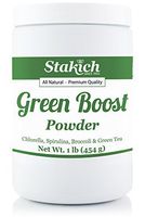Stakich Chlorella, Spirulina, Broccoli, Green Tea Powder Mix - 1 Pound - Pure