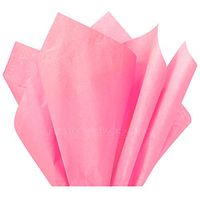 Flexicore Packaging® Tissue Paper Gift Wrap | Size:15"x20" | Acid Free | Bulk | Craft | DIY | Color: Baby Pink | Count: 20 Sheets