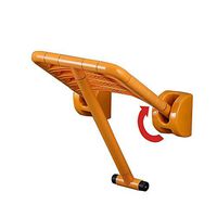 Bathroom Folding Seat Bath Stool, Elderly Safety Non-Slip Shower Wall Chair, Bathroom Elderly Bathing Stool, Bathtub Handrail， Yellow Granule,Bathroom handrail