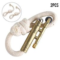 Sailors Windproof Trench Lighter WWII Lighters with 3 Ropes Gift Army Navy (Gold)