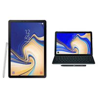 Samsung Electronics SM-T830NZAAXAR Galaxy Tab S4, 10.5", Gray with Cover Keyboard, Black