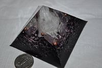 Love inspired custom organite emf protection device 1 ( 1 aesthetic orgone energy pyramid for headache relief and decoration)