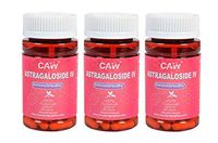 CAW Anti-Aging Supplement | Immune System Support | Astragalus Root Extract: Astragaloside IV 98% 50mg 30Capsules 3bottles
