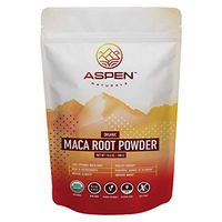 Aspen Naturals Maca Root Powder - Organic, Raw, Gluten Free, Gelatinized Superfood, Keto and Vegan Friendly, Easily Add to Your Smoothies, Baking, Ice Cream, and Coffee. 30 Day Supply