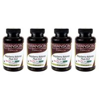 Swanson Raspberry Ketones Plus Cla 90 Liq Capsules (4 Pack)