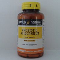 Mason Natural Acidophilus with Pectin Capsules, Digestive Aid - 100 Ea