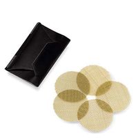 Pipe Screen Filters, Brass Screens Pipe 3/4 Inch (0.75") Premium Screens wirh Case for Smoking Pipes (200pcs)