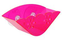 PANDA SUPERSTORE Set of 2 Practical/Useful/ Dishwashing Sponge Holder, Rose Red