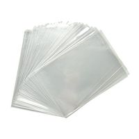 100x Clear Flat Cello/Cellophane Treat Bag 2x4 inch (1.2mil) Gift Basket Supplies