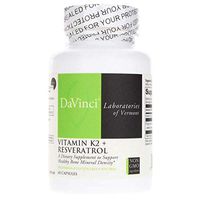 Davinci Labs - Vitamin K2 + Resveratrol, 60 Capsules