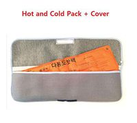 Korea Hot and Cold Gel Reusable Microwaveable Long Pack Pad Wrap Compress Belt (1Pack with Cover pad)