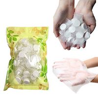 YUMMAYEE 50pcs Portable Mini Rayon Disposable Compressed Towel Camping Wipe Coin Tissue Toliet Paper Towel for Travel/Home/Outdoor Activities