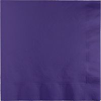 Creative Converting Paper Napkins, 3-Ply Dinner Size, Purple Color, 25-Count Packages (Pack of 5)