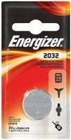 Energizer Lithium Battery, CR2032, 3V, Single
