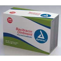 Bacitracin Ointment, 0.9 gram packets, Box/144