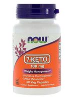 Now Foods 7-KETO 100mg, 60 caps ( Multi-Pack)