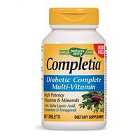 Nature's Way Completia Diabetic Multivitamin (iron-free), 90 Tablets (Packaging May Vary)