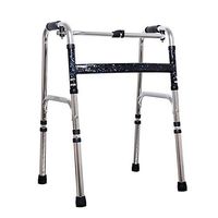 XXHDEE Walking Assist/Portable Folding Aluminum Household Hemiplegia Flow Assistant/Crutches/Elderly/Mobility Impaired/Adjustable Height - You Can Walk Or Walk Interactive Bath Stool