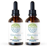 Cinchona A120 (2pcs) Alcohol Herbal Extract Tincture, Super-Concentrated Cinchona (Quinine, Quina, Cinchona officinalis) Dried Bark (2x4 fl oz)