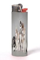 Husky Puppies 2 Pack Vinyl Decal Wrap Skin Stickers by Sorem Designs for Bic Lighters