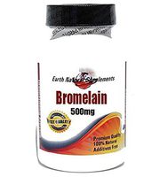 Bromelain 500mg * 90 Caps 100% Natural - by EarhNaturalSupplements